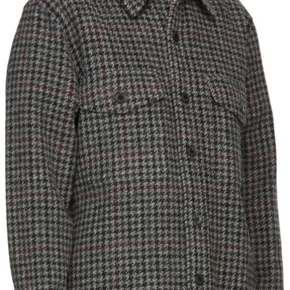 Isabel Marant Étoile Grey Houndstooth Faxon Jacket virgin wool 36 Anthracite